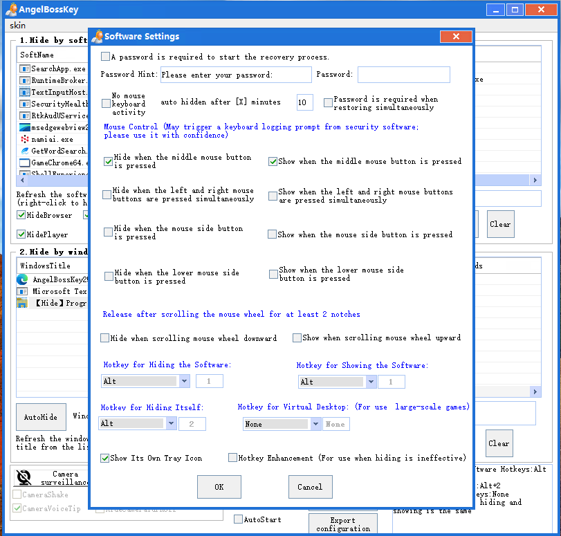 Hotkey Settings